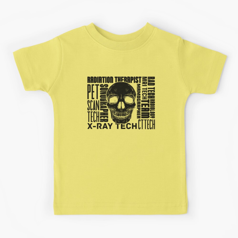 Radiology Tech X-Ray Terms And Titles Skull Tshirt Radiology Tech X-Ray Terms And Titles Skull Tshirt