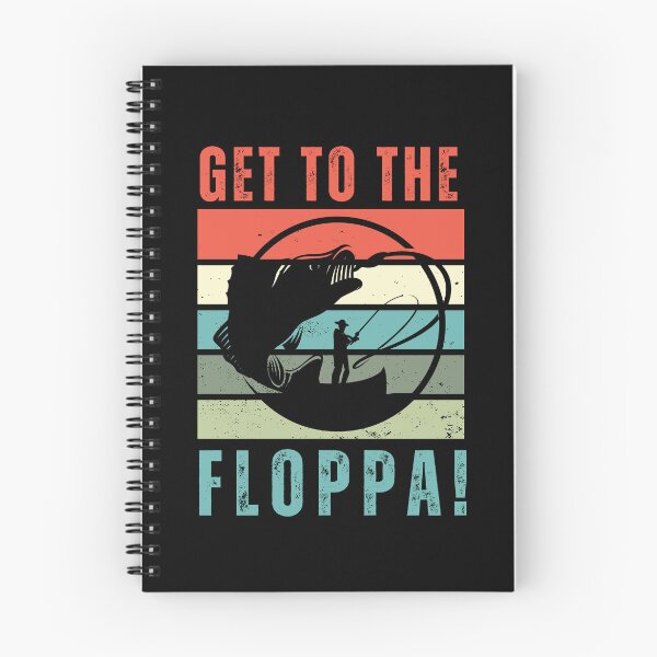 Item preview, Get To The Floppa, Funny Fishing Retro Vintage Sarcastic Joke Gift For Fisherman  designed and sold by Diferenty Shop  ⭐⭐⭐⭐⭐.