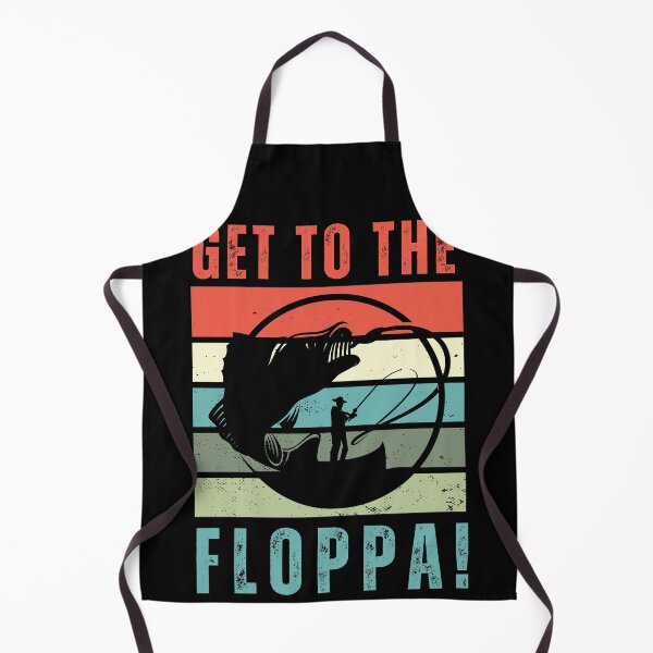 Item preview, Get To The Floppa, Funny Fishing Retro Vintage Sarcastic Joke Gift For Fisherman  designed and sold by Diferenty Shop  ⭐⭐⭐⭐⭐.