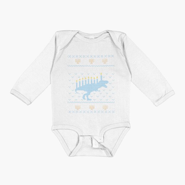 Item preview, Ugly Hanukkah Sweater, Trex, Jewish Dinosaur shirt designed and sold by taraJcreative.