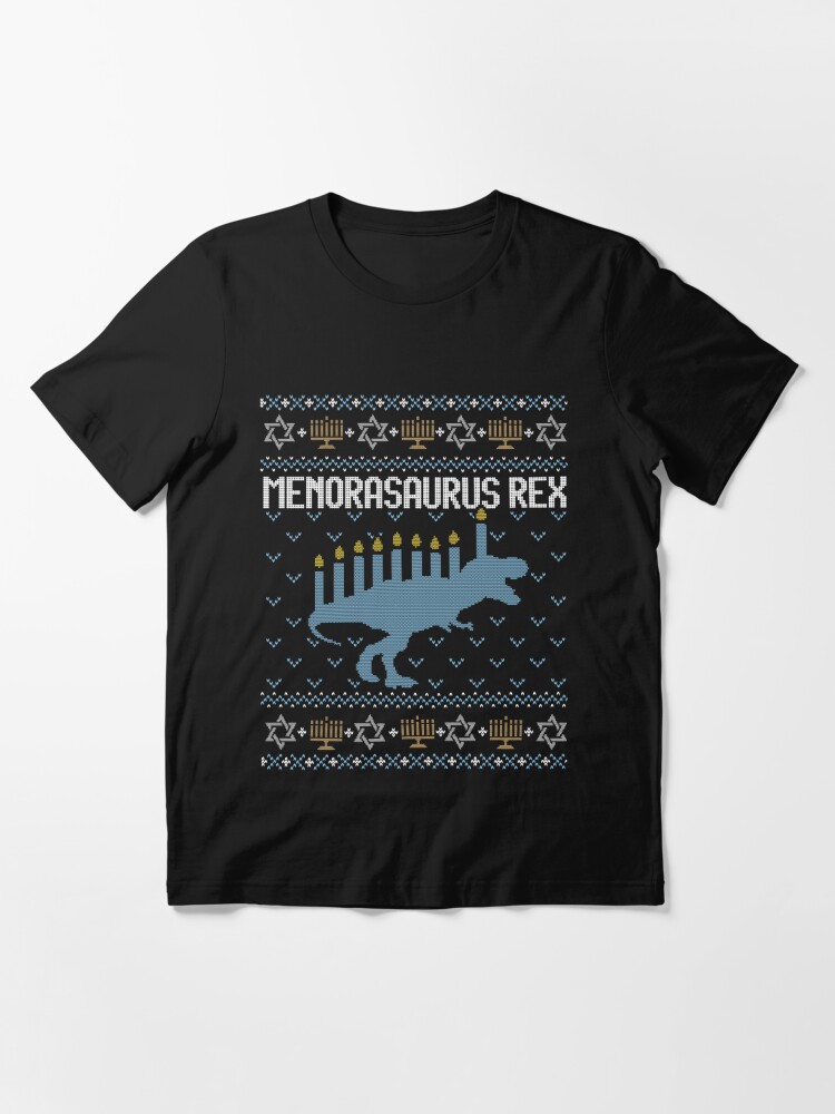 Disover Ugly Hanukkah , Trex, Jewish Dinosaur shirt Essential T-Shirt