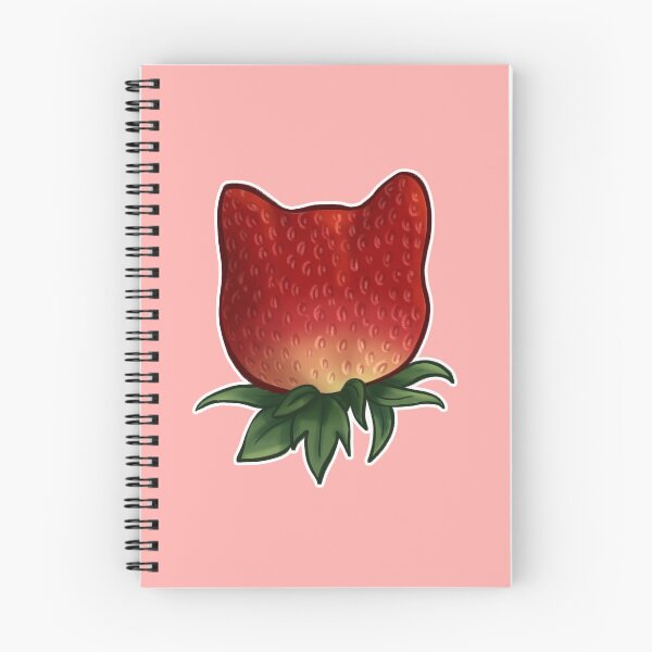 Item preview, strawberry-cat designed and sold by zelinred.