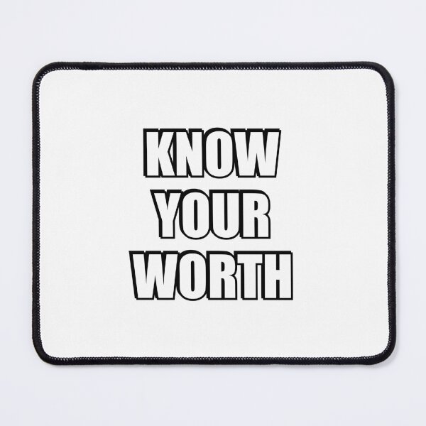Item preview, Know your worth - self worth affirmations - love yourself designed and sold by Inspirationmotivation.
