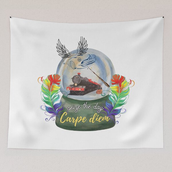 Item preview, Potter Back to school - Witch & Wizard schools - Seize the day, Carpe diem designed and sold by Fanatic Nerd.