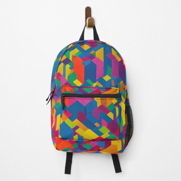 Item preview, Picture of colorful cubes in Victor Vasarely style designed and sold by LaszloToth.