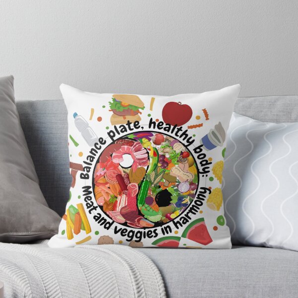 Item preview, Balance plate, healthy body: Meat and veggies in harmony designed and sold by Lewdaim.