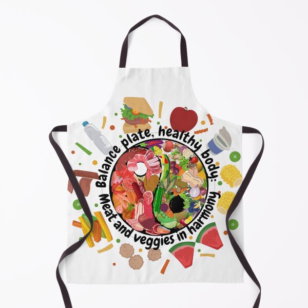 Item preview, Balance plate, healthy body: Meat and veggies in harmony designed and sold by Lewdaim.