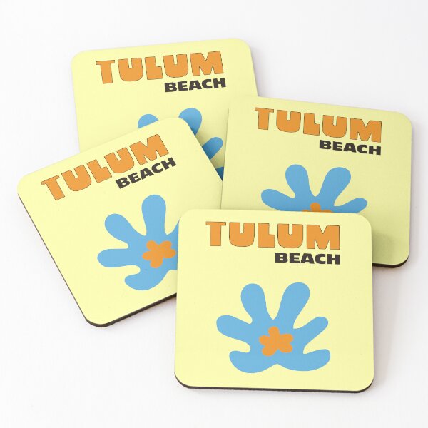 Item preview, Tulum Beach Mexico vintage poster designed and sold by maxigold.