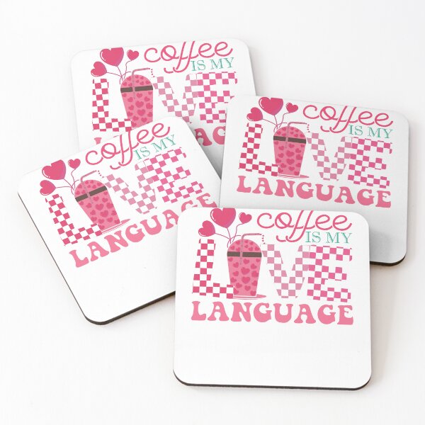 Item preview, Coffee is My Love Language Valentine Coffee Lovres designed and sold by HappyTeesCie Shop.