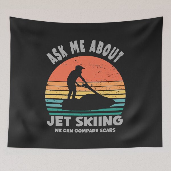 Item preview, Jet skiing retro sunset  designed and sold by TipTopTapo.