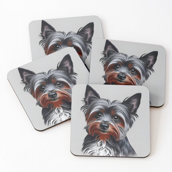 Item preview, Yorkshire Terrier, charcoal drawing 3, Ai Generated Art  designed and sold by ACC .