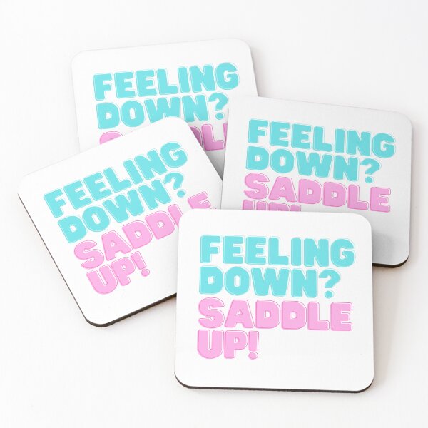 Item preview, Feeling Down Saddle Up  designed and sold by Horse-Aholic.