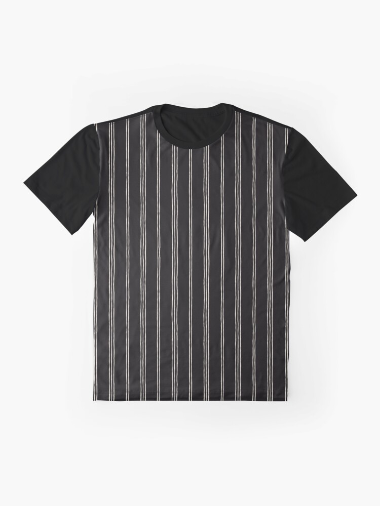 Boho Stripe Pattern II Beige on Black Graphic T-Shirt for Sale by  meandthemoon