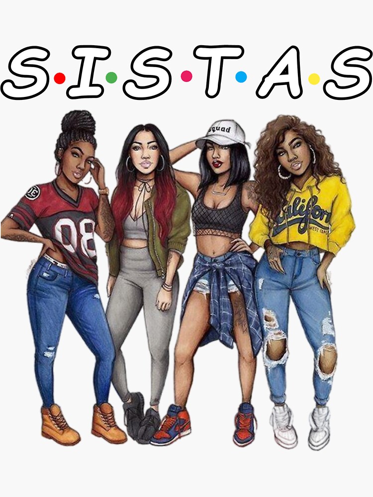 "Proud Black Sistas Queen Melanin Afro American Women, Dope Black Women ...