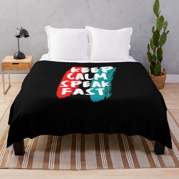Item preview, Keep Calm And Speak Fast designed and sold by mu-art.