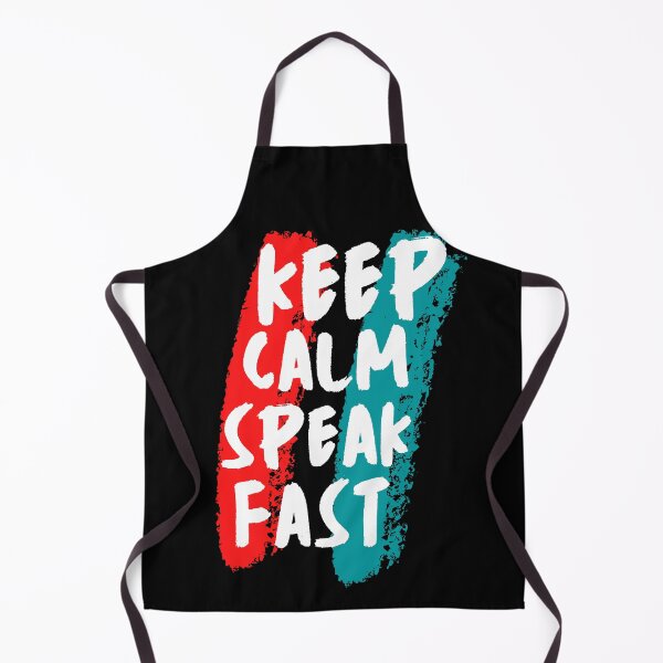 Item preview, Keep Calm And Speak Fast designed and sold by mu-art.