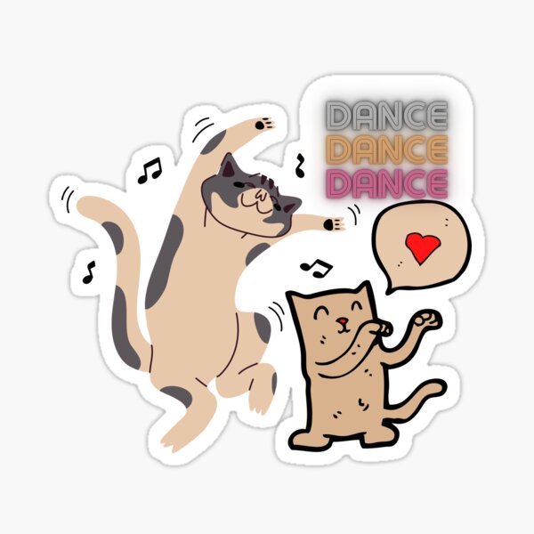 GIFTED LINE: Strips - Dancing Cat Stickers – Sticker Stash Outlet