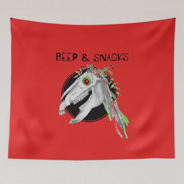 Aperçu de l'œuvre Mari Lwyd créée et vendue par MandWthings.