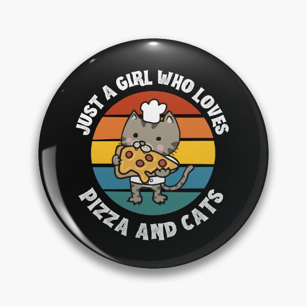 Item preview, Just Girl Who Loves Cats and Pizza Cat Pet Cute Foodie Funny Happy Witty Joke Sarcastic Spiritual Animal Birthday Gift designed and sold by EpsilonEridani.