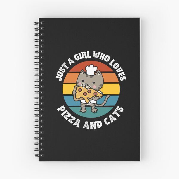 Item preview, Just Girl Who Loves Cats and Pizza Cat Pet Cute Foodie Funny Happy Witty Joke Sarcastic Spiritual Animal Birthday Gift designed and sold by EpsilonEridani.