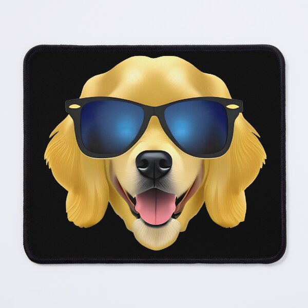Item preview, Golden retriever wearing sunglasses, Ai Generated Art designed and sold by ACC .
