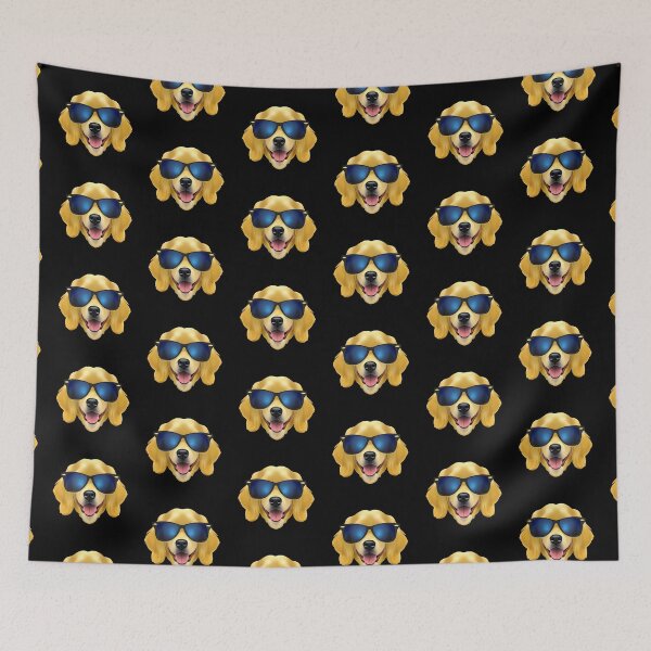Item preview, Golden retriever wearing sunglasses, Ai Generated Art  designed and sold by ACC .