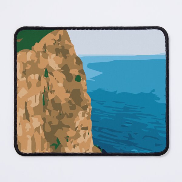 Item preview, Abstract Illustration:- Abstract Mountain Wall Art-Abstract Sea Painting designed and sold by typoinspired.