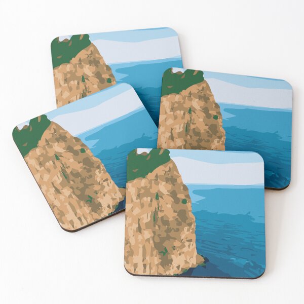 Item preview, Abstract Illustration:- Abstract Mountain Wall Art-Abstract Sea Painting designed and sold by typoinspired.