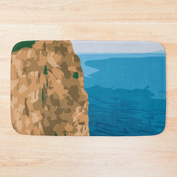 Item preview, Abstract Illustration:- Abstract Mountain Wall Art-Abstract Sea Painting designed and sold by typoinspired.