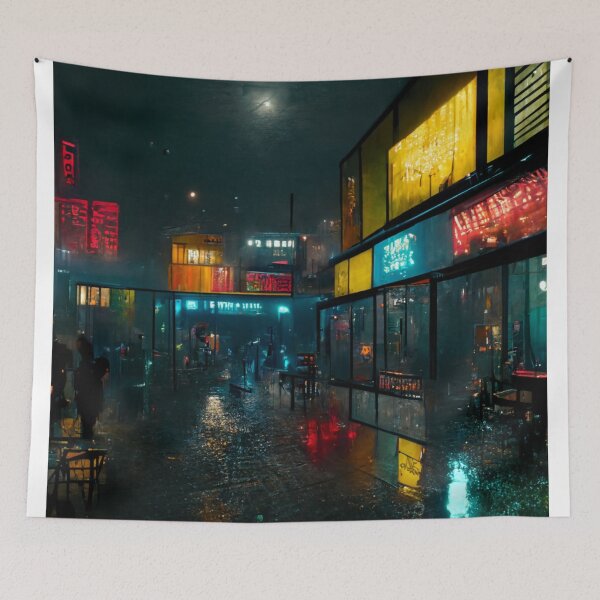Item preview, Cyberpunk City Street designed and sold by TheCensoredBois.
