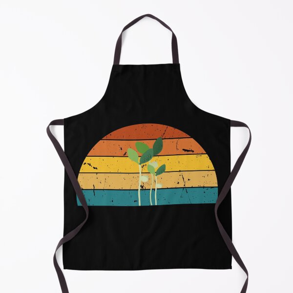 Item preview, Vibrant Retro Sunset Microgreen T-Shirt designed and sold by Minnie3d.