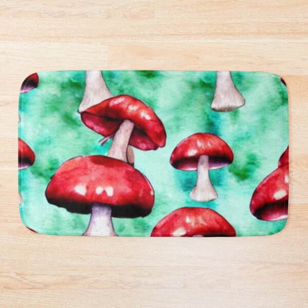 Item preview, Watercolor Mushroom Pattern designed and sold by SquishStitches.