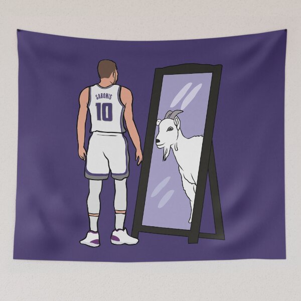 Item preview, Domantas Sabonis Mirror GOAT designed and sold by RatTrapTees.