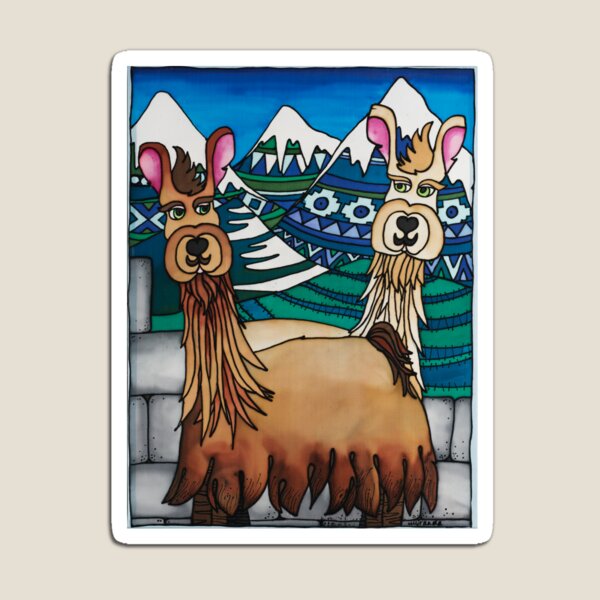 A Spittoon of Alpacas Magnet