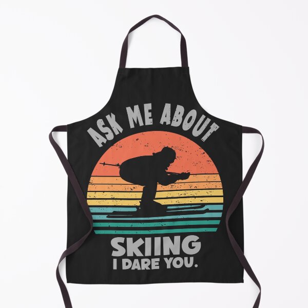 Item preview, Fun skiing retro sunset graphic designed and sold by TipTopTapo.
