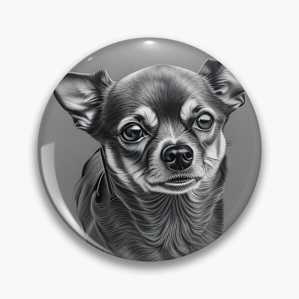 Item preview, Chihuahua, charcoal drawing 4, Ai Generated Art  designed and sold by ACC .