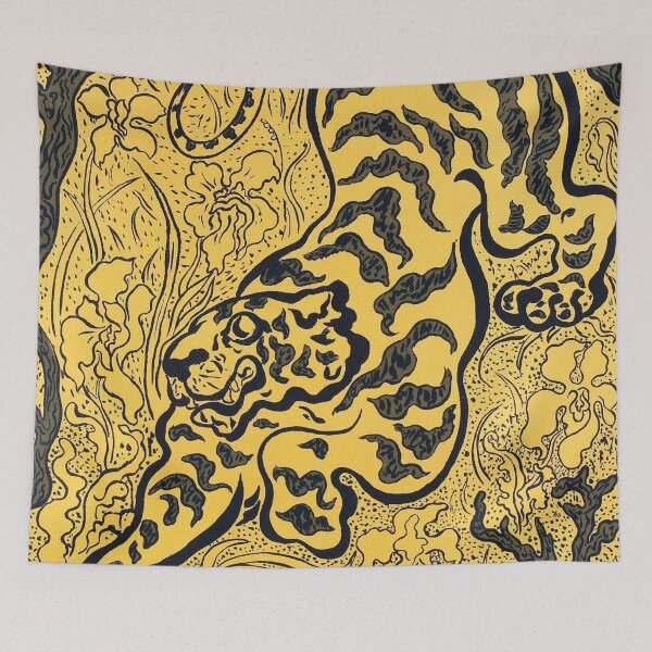 Item preview, Tiger in the Jungle - Paul Ranson designed and sold by ArchivedRecord.