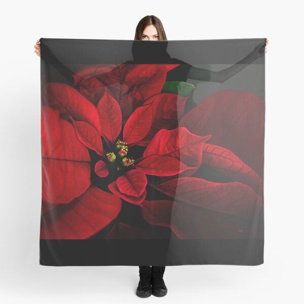 Poinsettia Scarf