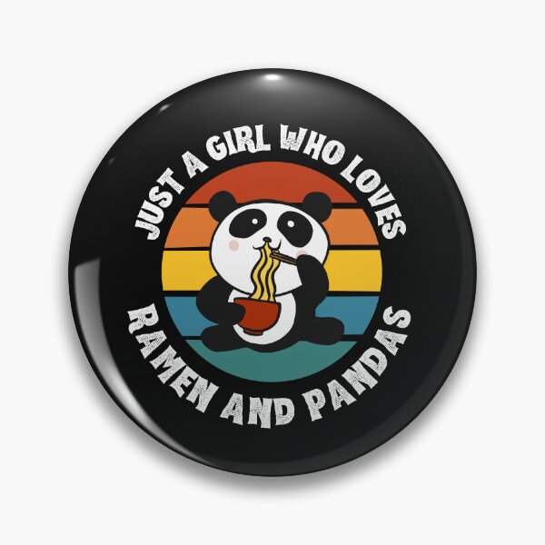 Item preview, Just Girl Who Loves Pandas and Ramen Pet Panda Bears Cute Foodie Funny Happy Witty Joke Sarcastic Spiritual Animal Birthday Gift Scale designed and sold by EpsilonEridani.