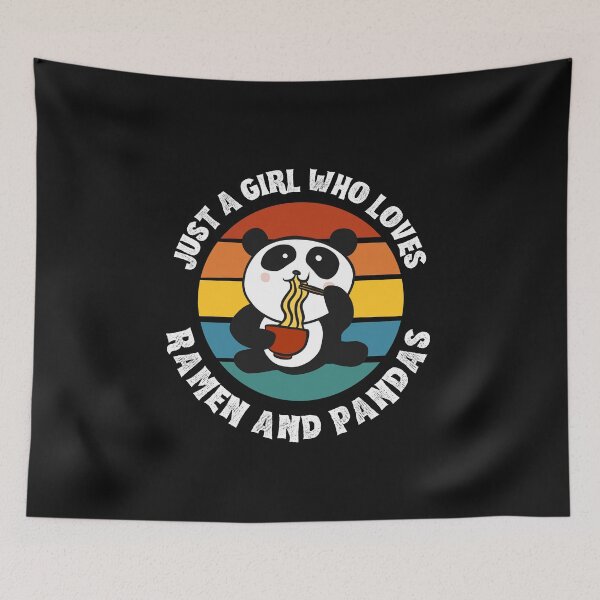 Item preview, Just Girl Who Loves Pandas and Ramen Pet Panda Bears Cute Foodie Funny Happy Witty Joke Sarcastic Spiritual Animal Birthday Gift Scale designed and sold by EpsilonEridani.