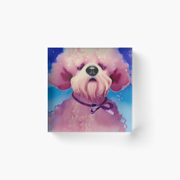 Item preview, Cute pink poodle designed and sold by WorldOfFairies.