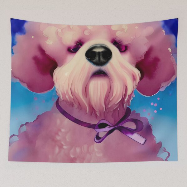Item preview, Cute pink poodle designed and sold by WorldOfFairies.