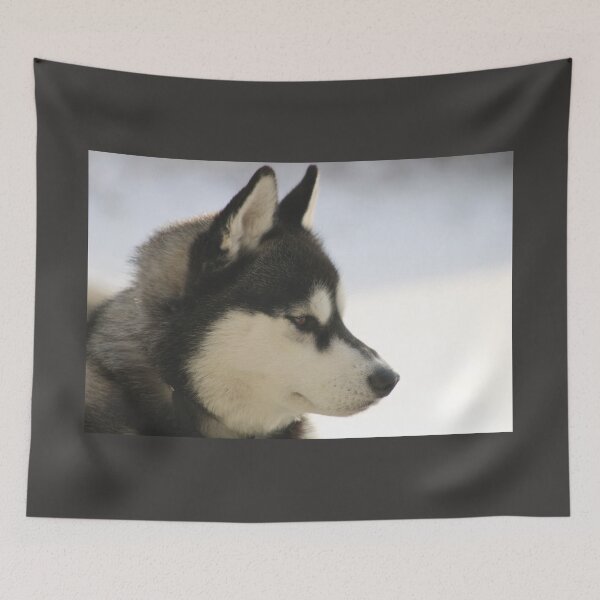 Item preview, Black and White Husky designed and sold by KaeruTheHusky.