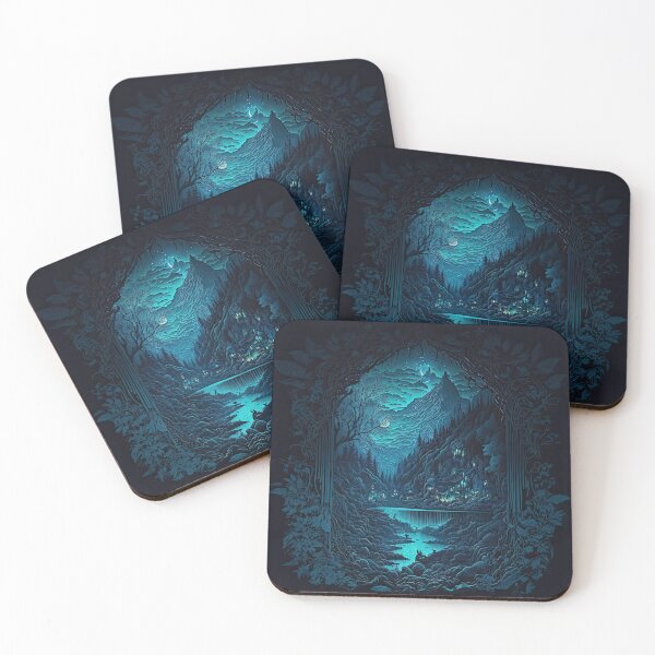 Item preview, The Lake in the Shadow of the Midnight Mountains designed and sold by dcalvin.