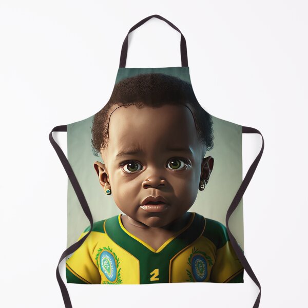 Item preview, Pele as a cute kid / A.I. Art designed and sold by AeonGraphic.