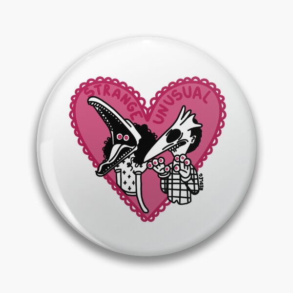 Item preview, BeetleJuice Heart (PINK) Sticker  designed and sold by redlegliv.