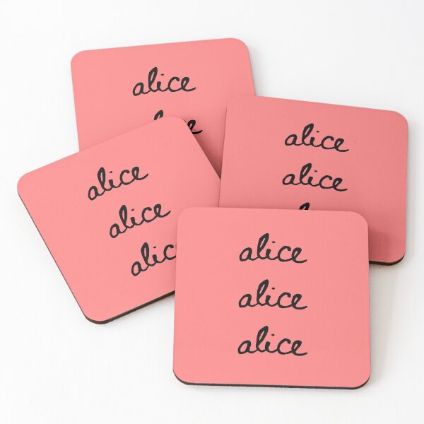 Item preview, alice name labels - black, cursive designed and sold by snail-galaxy.