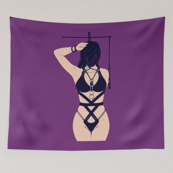 Item preview, Woman loving bdsm - tied in bondage. designed and sold by BDSMlovers.