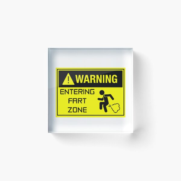 Item preview, Warning Entering Fart Zone Funny designed and sold by scoutsunlimited.