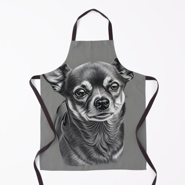 Item preview, Chihuahua, charcoal drawing 4, Ai Generated Art designed and sold by ACC .